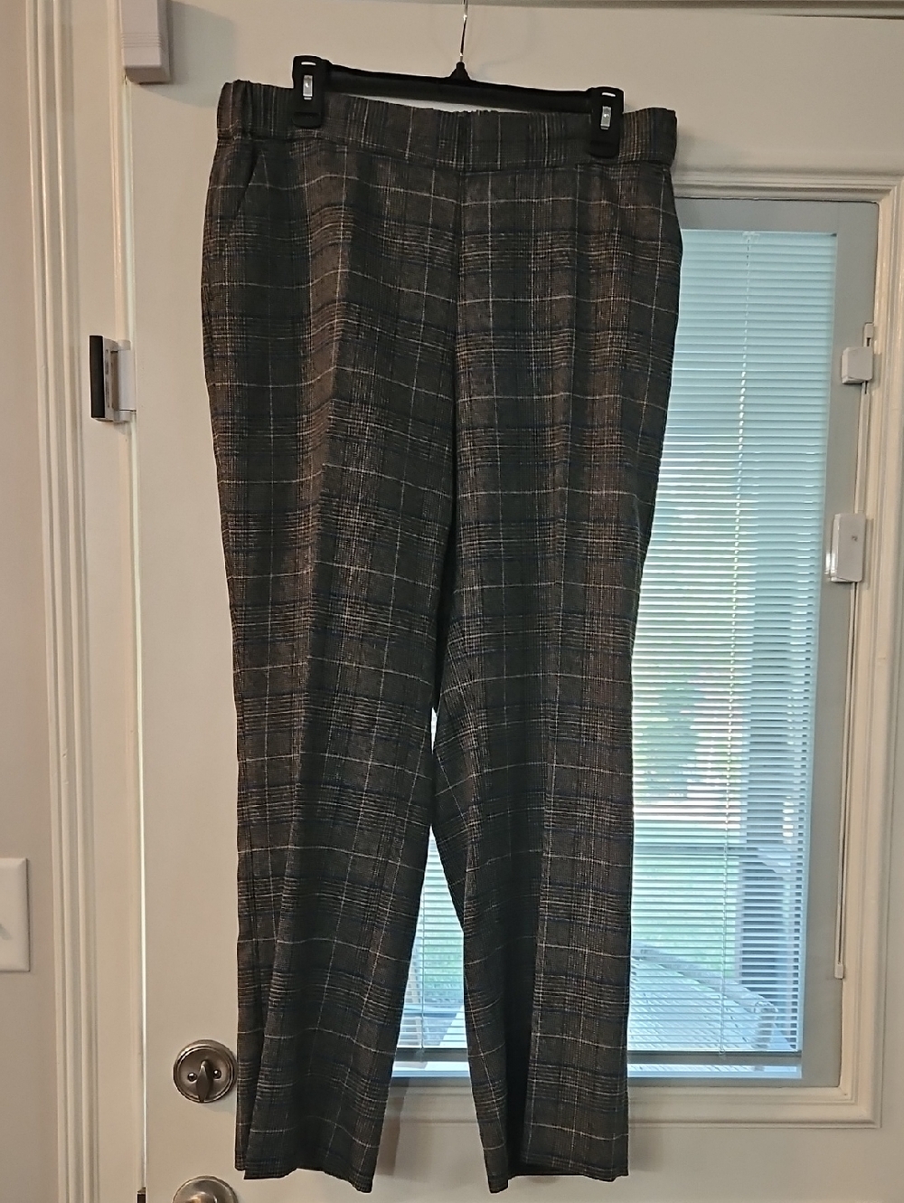 Kasper Gray Plaid Women's Dress Pants